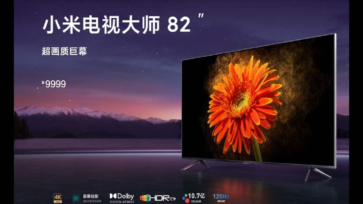 Mi TV Master: Xiaomi ha creado un TV de 82 pulgadas con 5G - FOLOU